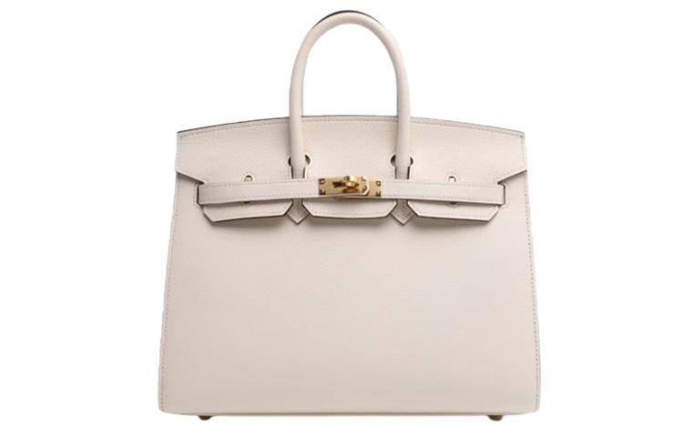 Hermes Hermes Epsom Leather Birkin Bag Handbags Large Size Women's Cream White