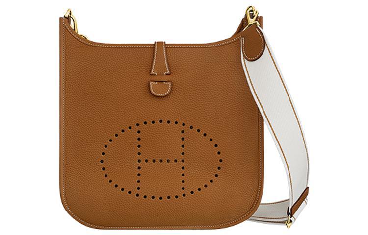 Hermes Hermes Evelyne Clemence Bullock Leather Crossbody Bag, Shoulder Bag Women's