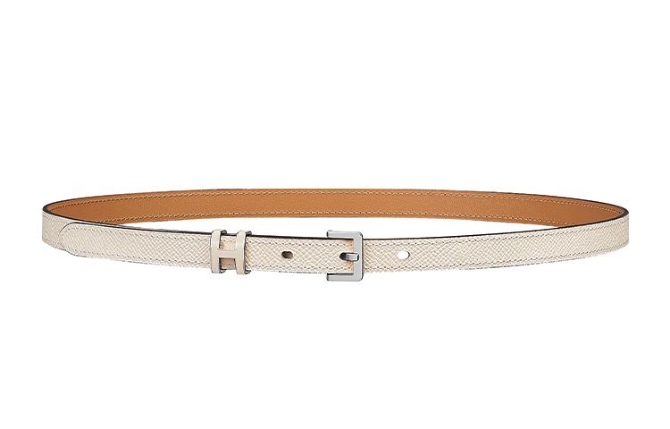 Hermes Hermes Leather Belts Women's Milk White