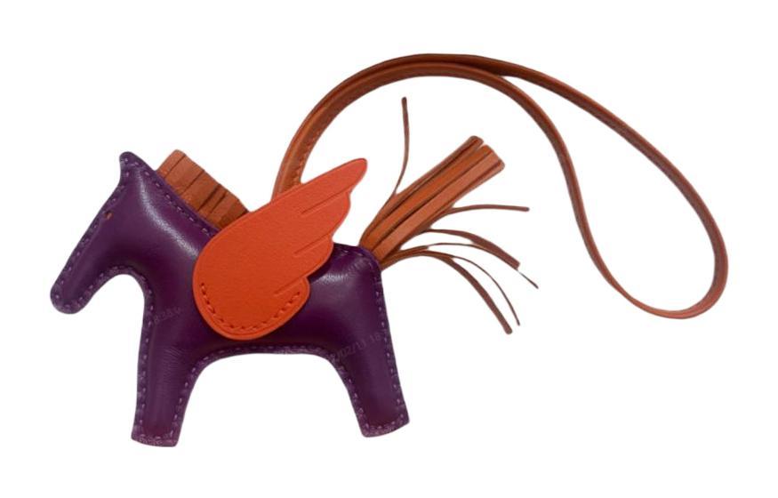 Hermes Hermes Pendants Unisex Sea Anemone Purple & Red