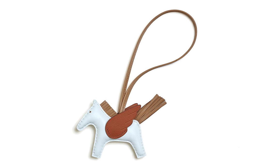 Hermes Hermes Leather Pendants Unisex White