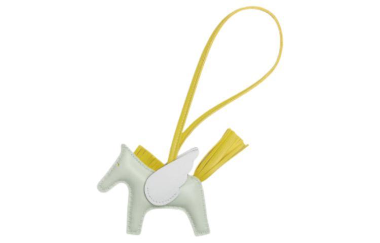 Hermes Hermes Pendants Unisex White/Yellow