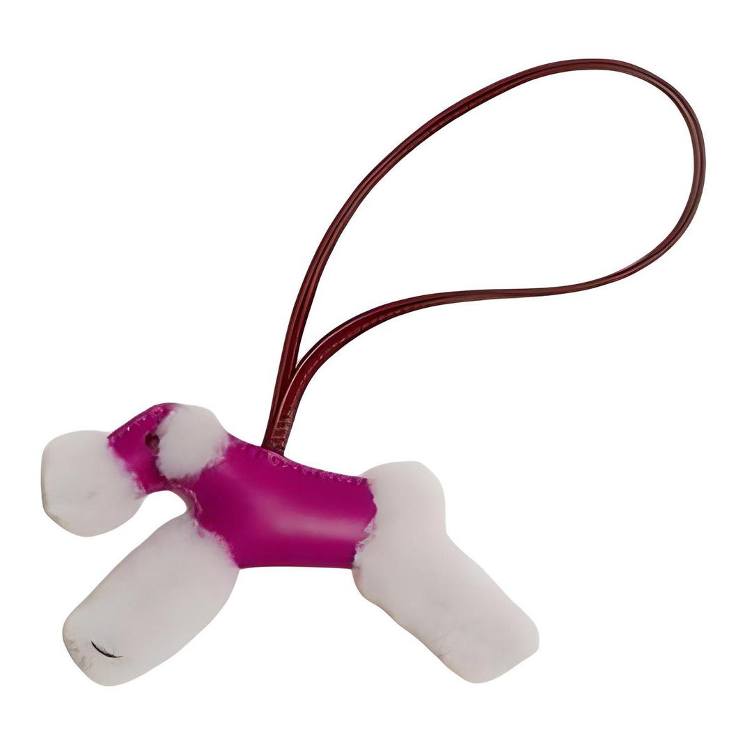 Hermes Hermes Milu Wool Pendants Women's Rose Red