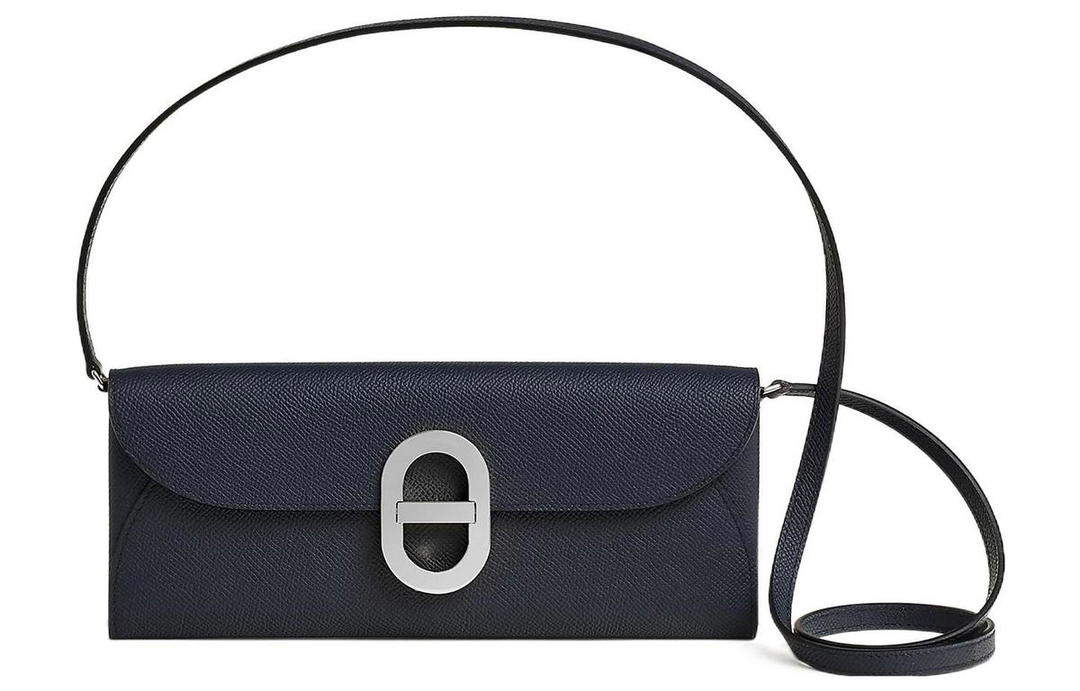 Hermes Hermes Chaine D'Ancre To Go Epsom Leather Wallets Shoulder Bag Crossbody Bag Women's 76 Bleu Indigo Indigo