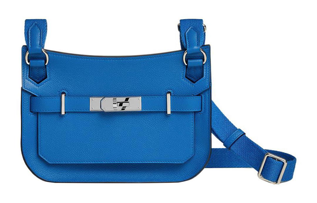 Hermes Hermes Jypsiere Evercolor Calfskin Shoulder Bag Crossbody Bag Mini Women's Glaze Blue