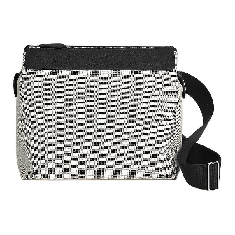 Hermes Hermes R.M.S Canvas Canvas Bag Shoulder Bag Crossbody Bag Regular Women's Gray & Black