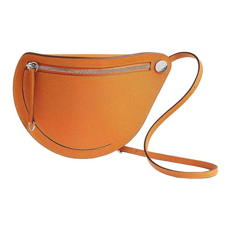 Hermes Hermes Petite Course Epsom Leather Crossbody Bag, Shoulder Bag Women's I9 Abricot Apricot