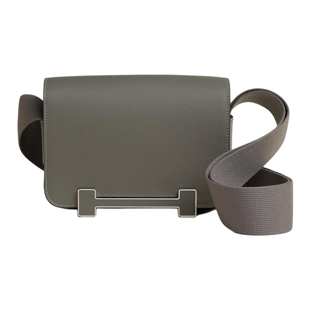 Hermes Hermes Geta Evercolor Calfskin Crossbody Bag Shoulder Bag Regular Women's Cumulonimbus Gray