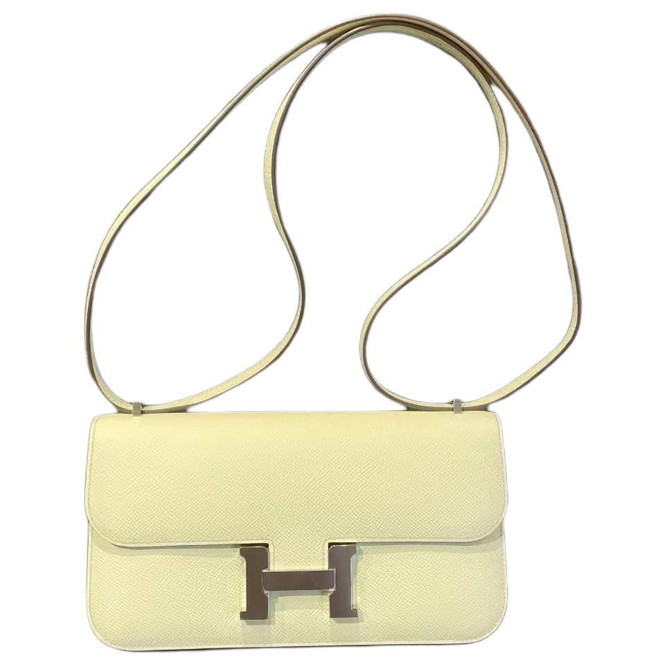 Hermes Hermes Constance Epsom Leather Shoulder Bag Crossbody Bag Women's Milton Yellow