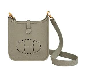Buy Hermes Evelyne Clemence Leather Crossbody Bag Shoulder Bag Mini Women's Sage at Sasom – Authentic and Ready to Ship
