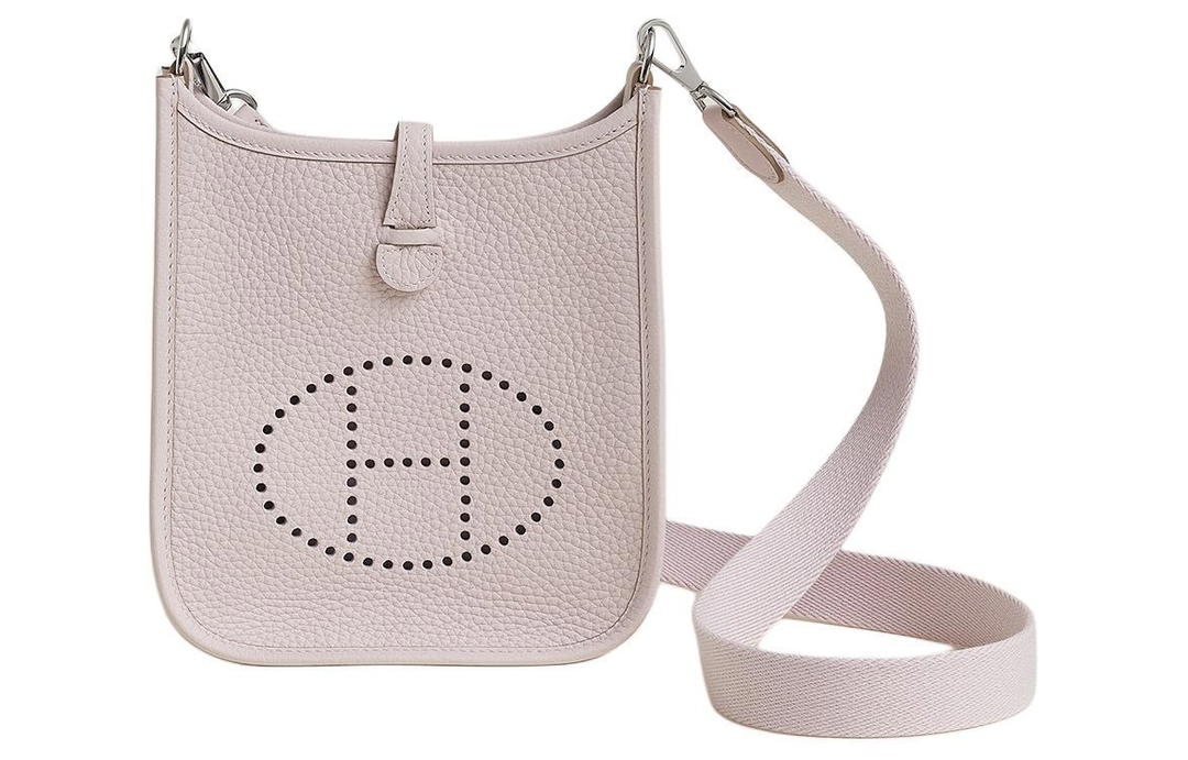 Hermes Hermes Evelyne Clemence Cow Leather Crossbody Bag Shoulder Bag Women's Dream Purple & Light Purple