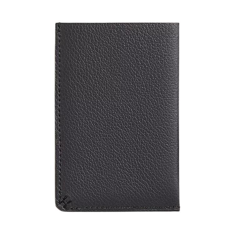 Hermes Hermes H Sellier Evercolor Calfskin Card Holder Unisex Black