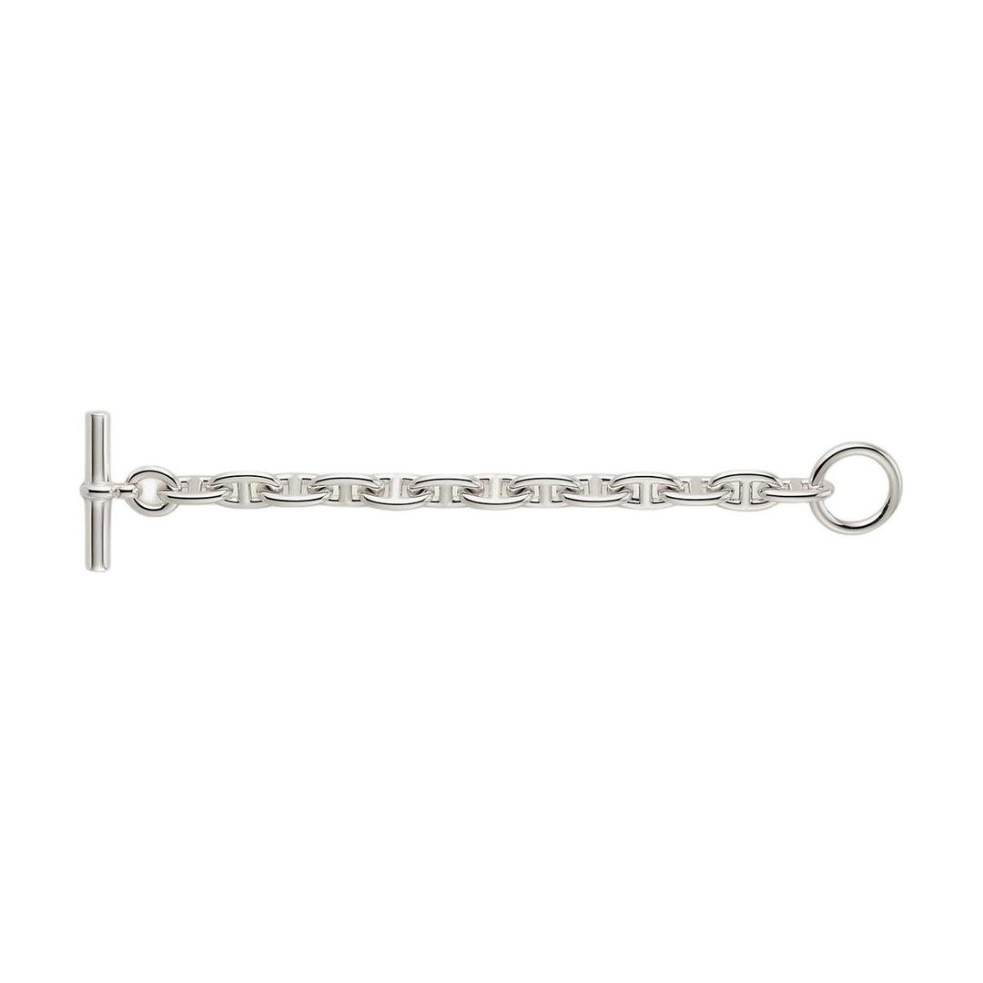 Hermes Hermes 925 Sterling Silver Bracelets Unisex Silver