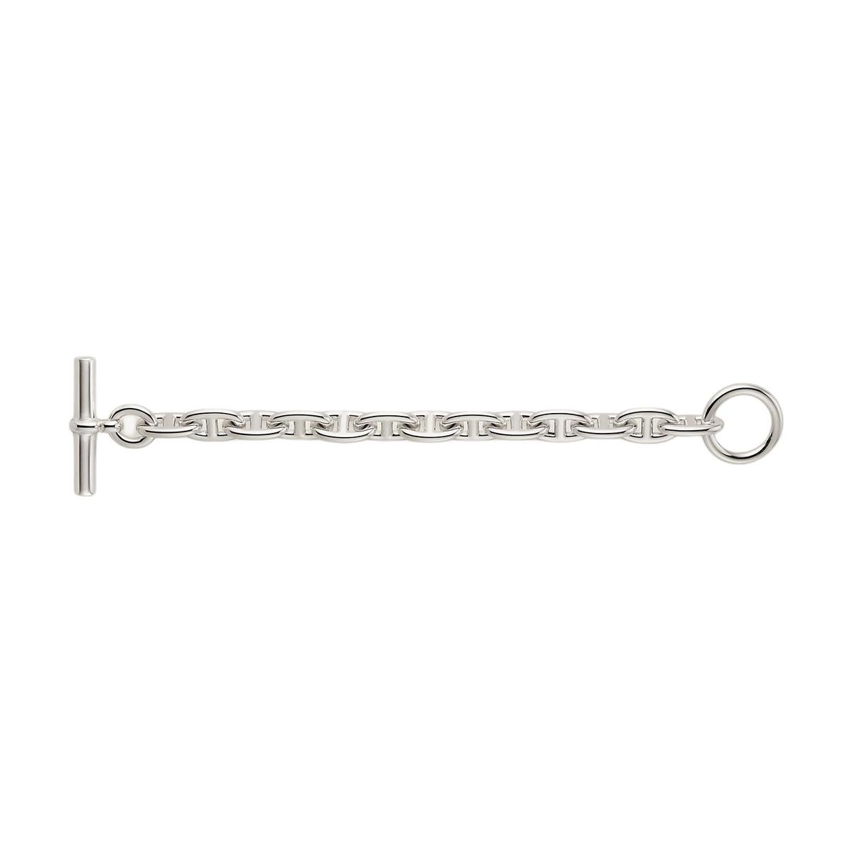 Hermes Hermes 925 Sterling Silver Bracelets Unisex Silver
