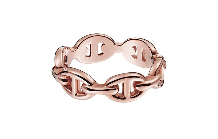 Hermes Hermes 18K Rose Gold Rings Unisex