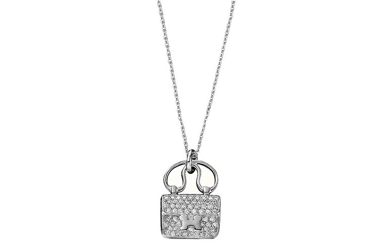 Hermes Hermes White Gold Necklaces Women's
