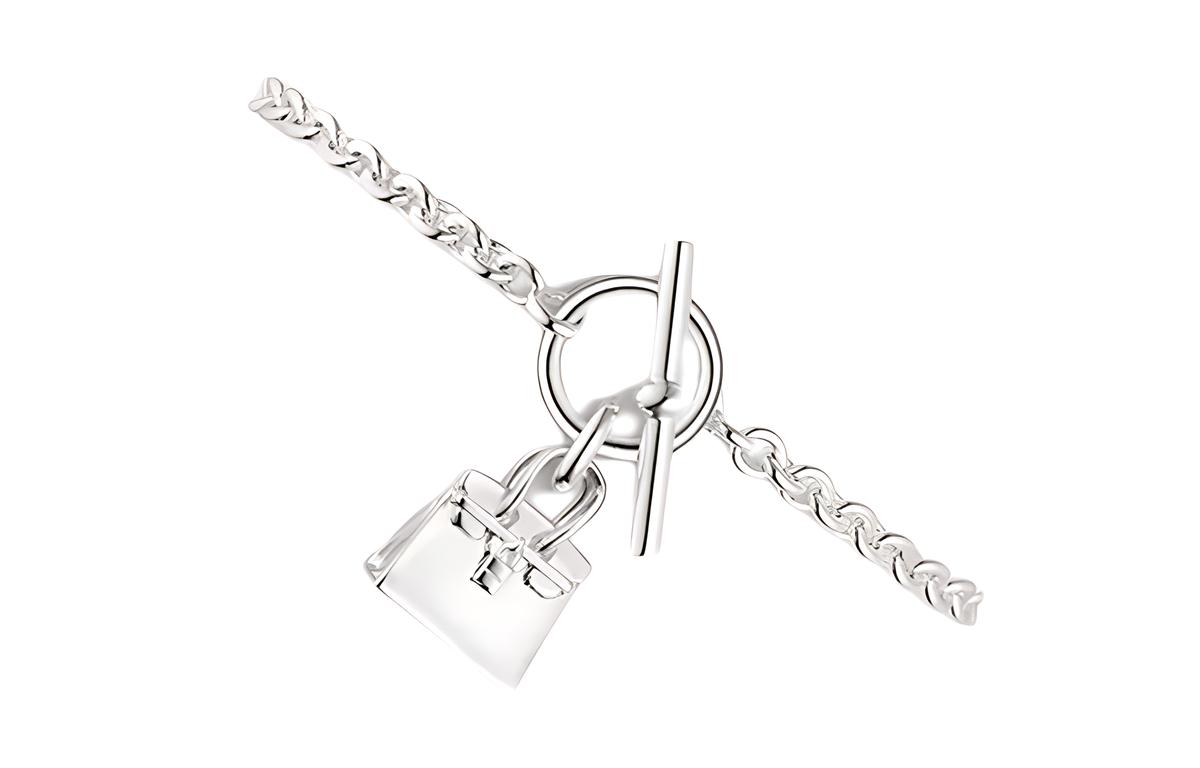 Hermes Hermes 925 Sterling Silver Bracelets Women's