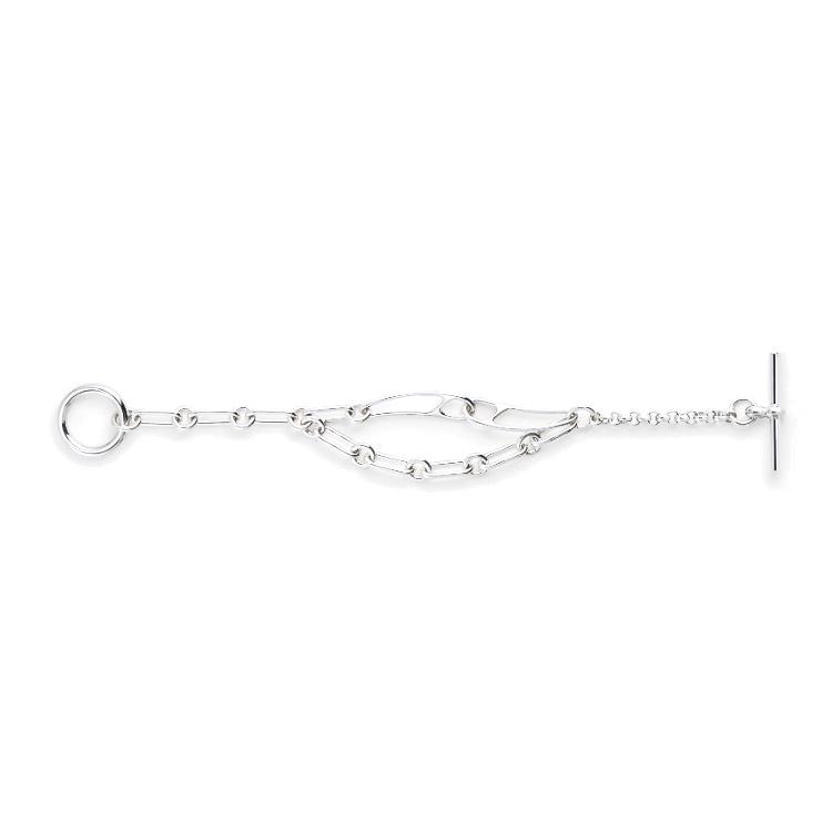 Hermes Hermes 925 Sterling Silver Bracelets Women's Silver