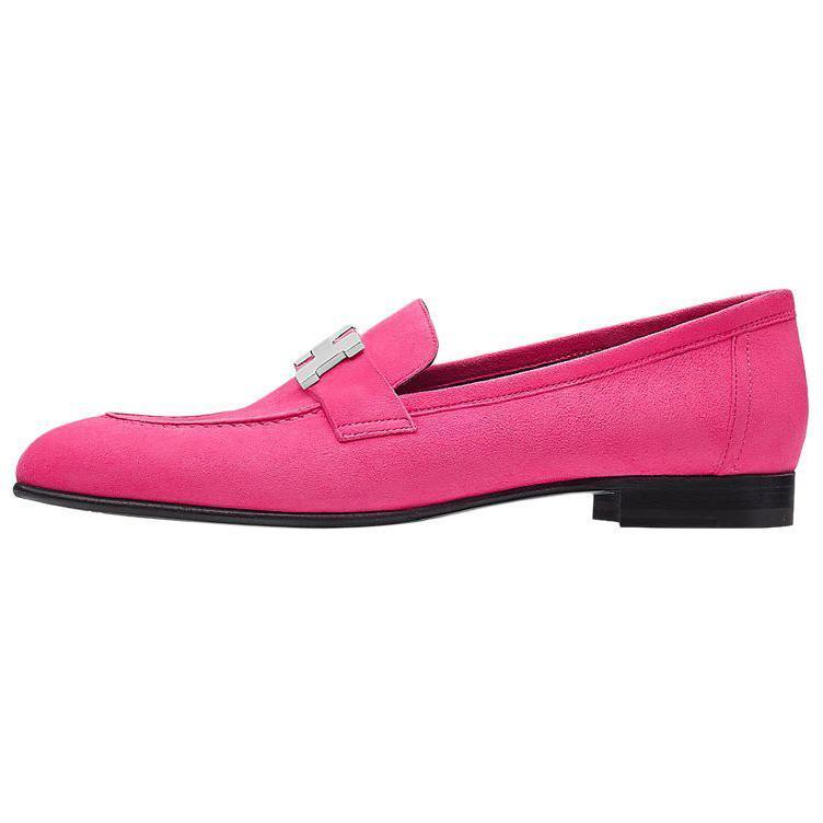 Hermes Hermes Paris Women's Casual Shoes Women's Peach Pink