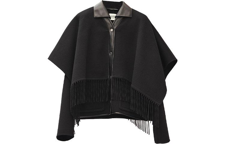 Hermes Hermes Velvet feel Coat Women's Black