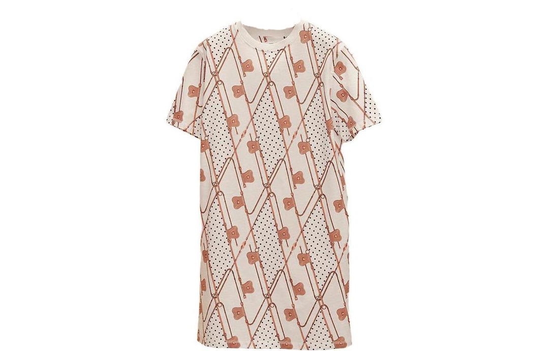 Hermes Hermes Short Sleeved Dresses Women's White