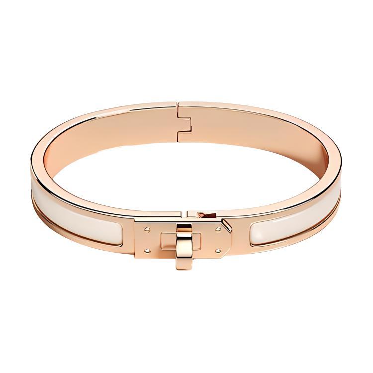 Hermes Hermes Bangles Women's Rose Gold