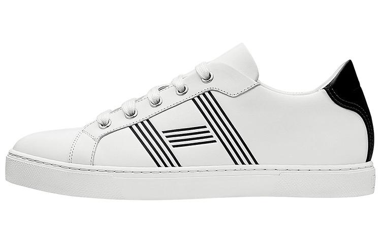 Hermes Hermes Avantage Casual Skateboard Shoes Women's White Black