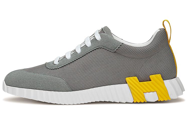 Hermes Hermes Bouncing Anti-Slip Wear-Resistant Low-Top Casual Shoes Men's Dark Gray