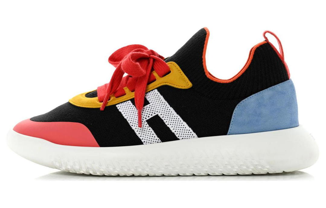 Hermes Hermes Crew Anti-Slip Wear-Resistant Low-Top Casual Shoes Women's Red Black Blue