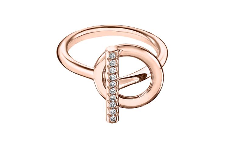 Hermes Hermes Rings Unisex Rose Gold