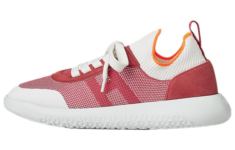 Hermes Hermes Crew Cushioning Anti-Slip And Wear-Resistant Low-Top Casual Shoes Women's Pink