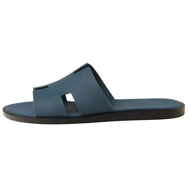 Hermes Hermes Izmir Slide Slippers Men's Blue