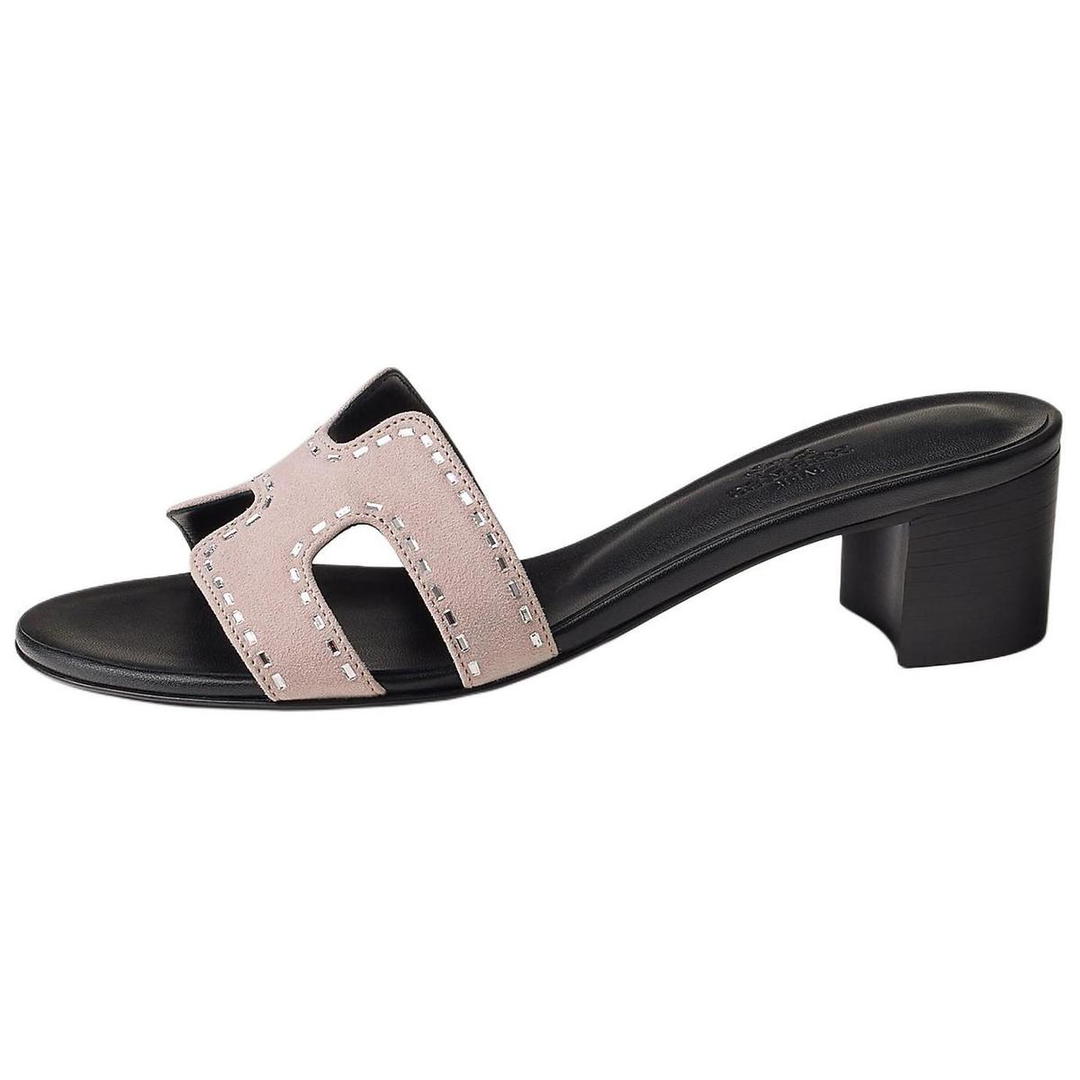 Hermes Hermes Oasis Slide Slippers 5cm Women's Pink