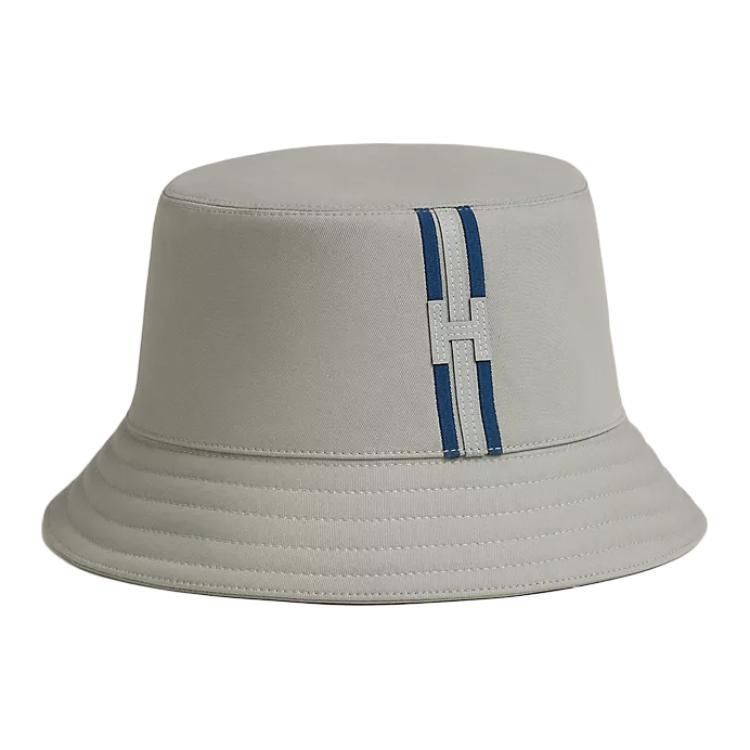 Hermes Hermes Cotton Bucket Hats Men's Gray