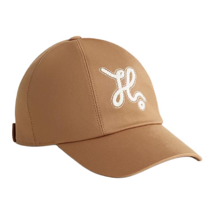 Hermes Hermes Cotton Baseball Caps Women's Cookie