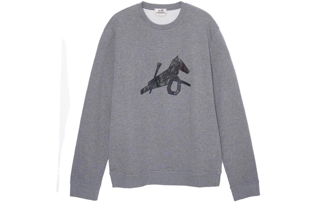 Hermes Hermes Sweatshirts Men Gray