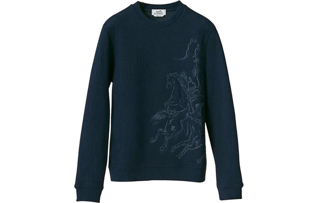 Hermes Hermes Sweatshirts Men Blue