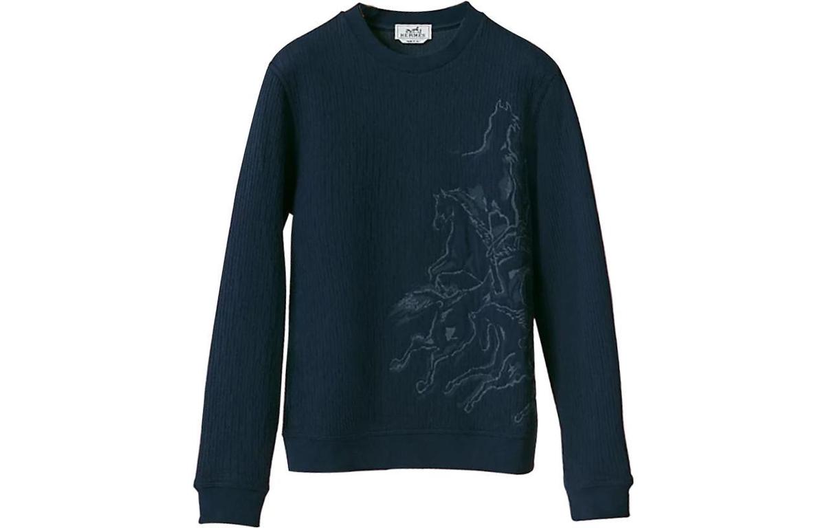Hermes Hermes Sweatshirts Men Blue