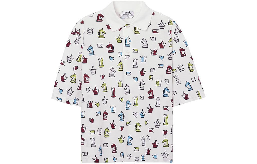 Hermes Hermes SS22 Polo Shirt Men's White