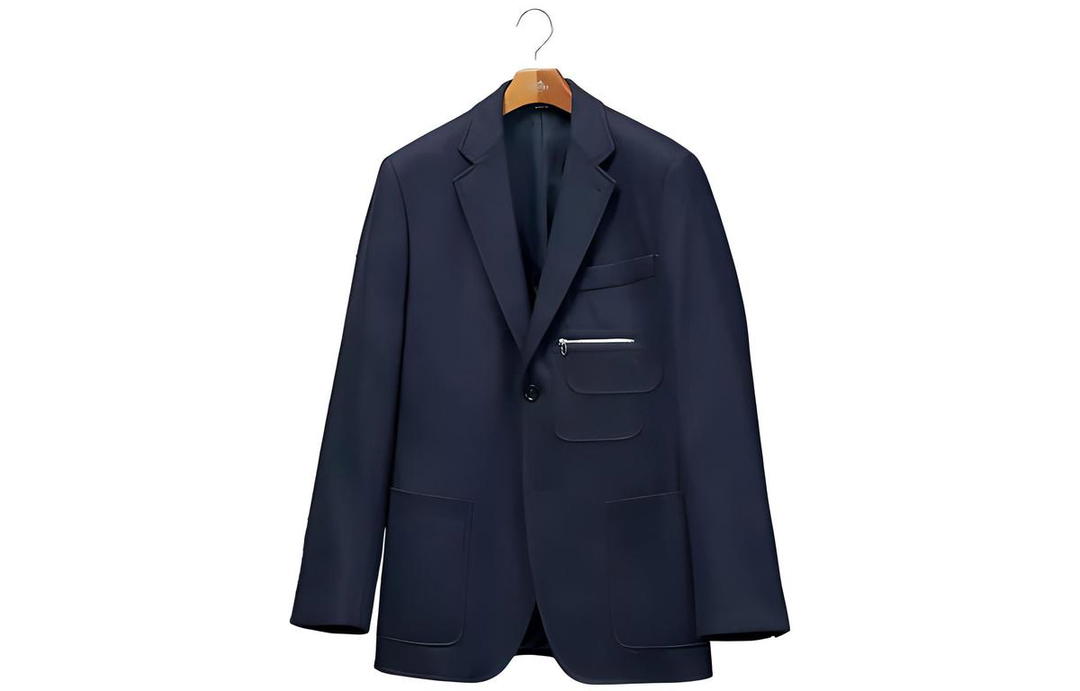 Hermes Hermes Jackets Men Marine Blue