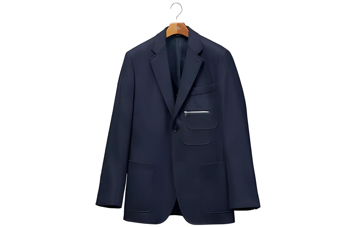 Hermes Hermes Jackets Men Marine Blue