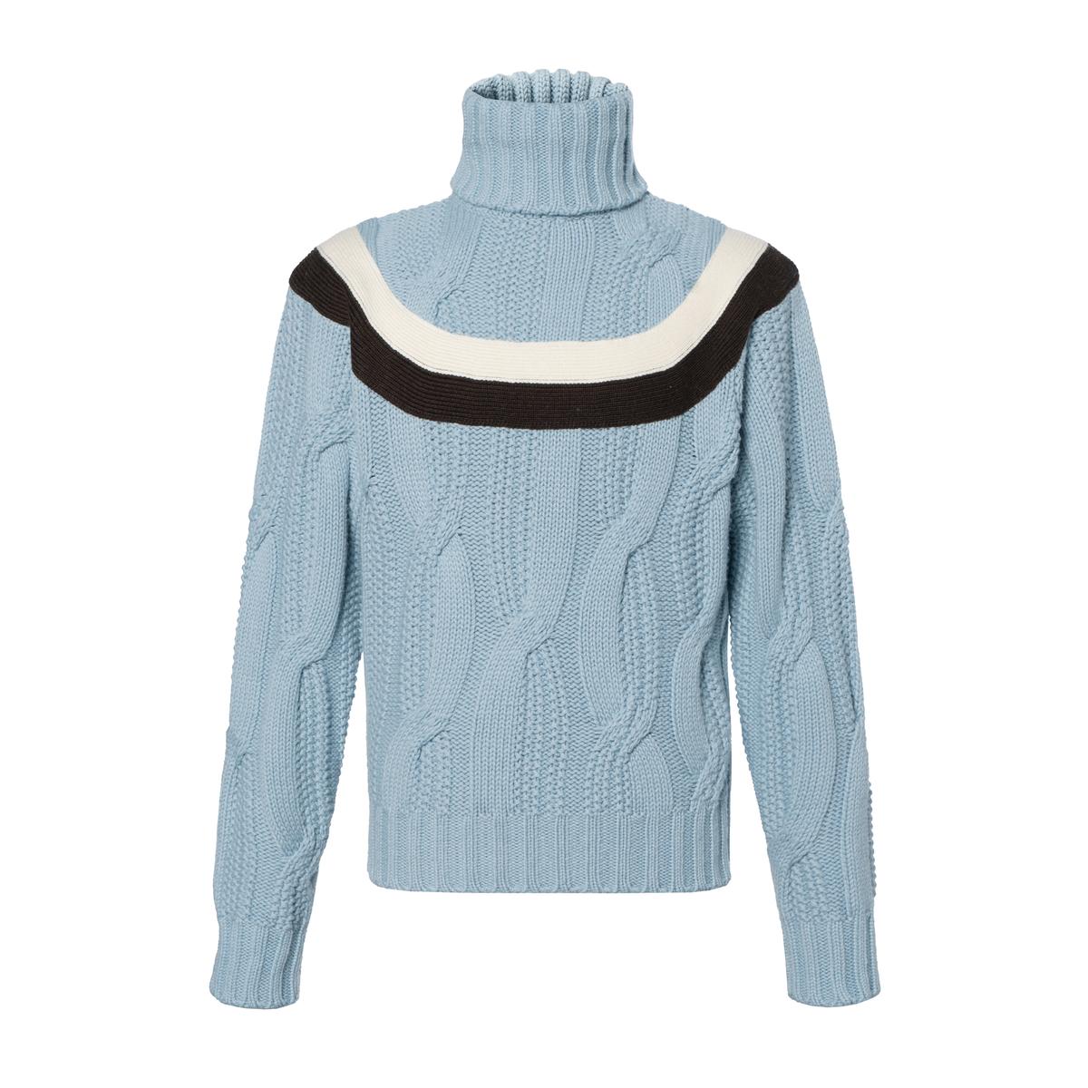 Hermes Hermes Sweaters Men Sky Blue