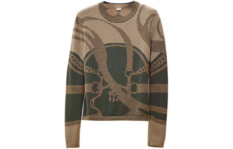 Hermes Hermes FW22 Sweater Women's Gobi Green