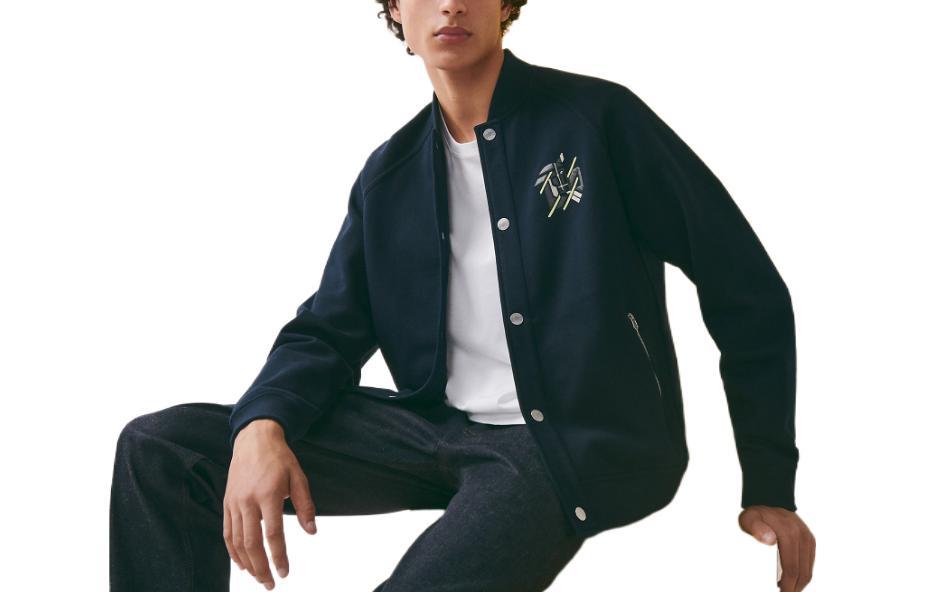 Hermes Hermes Jackets Men Marine Blue