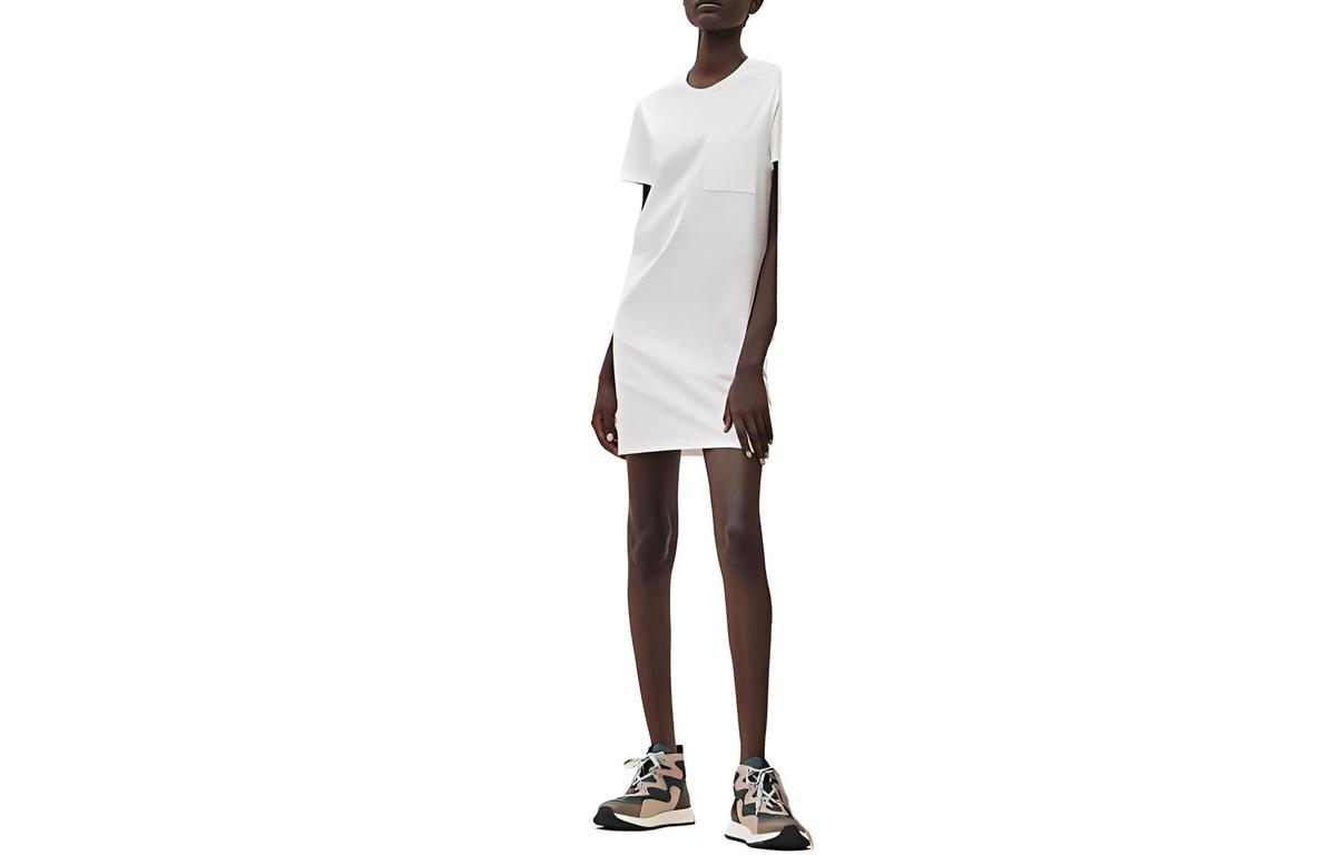 Hermes Hermes Short-Sleeved Dresses Women's White