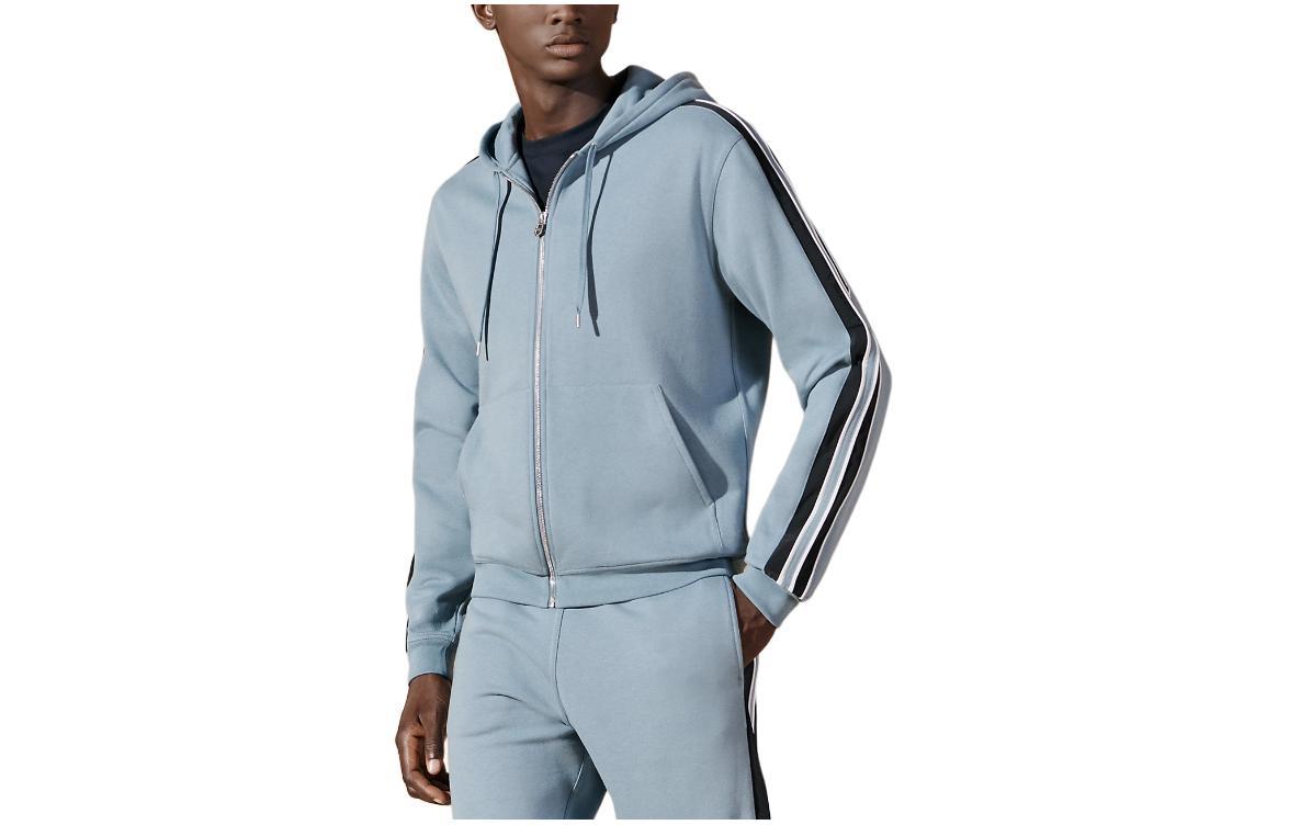 Hermes Hermes Sweatshirt Men's Light Gray Blue