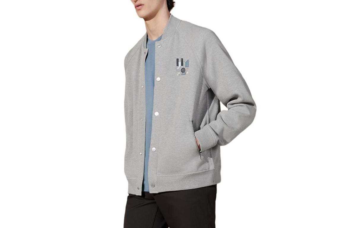 Hermes Hermes Jackets Coats Men's Light Gray