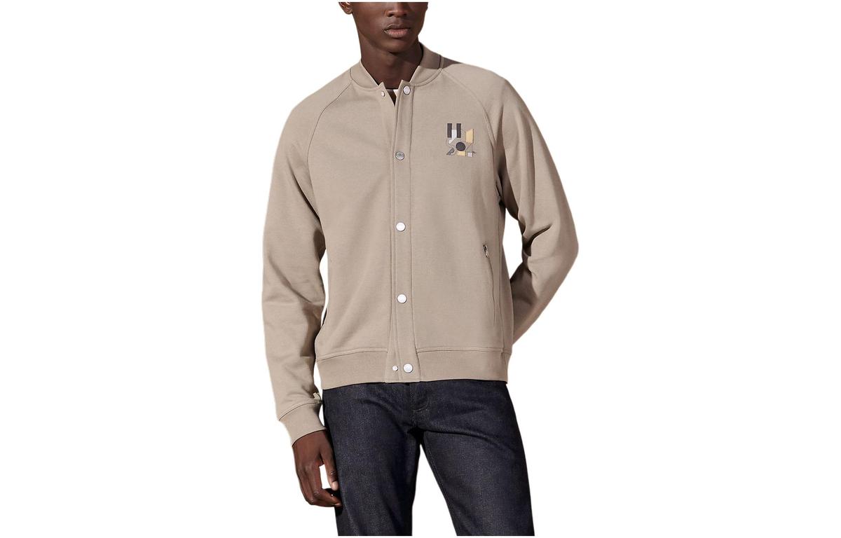 Hermes Hermes Jackets Coats Men's Sand Yellow