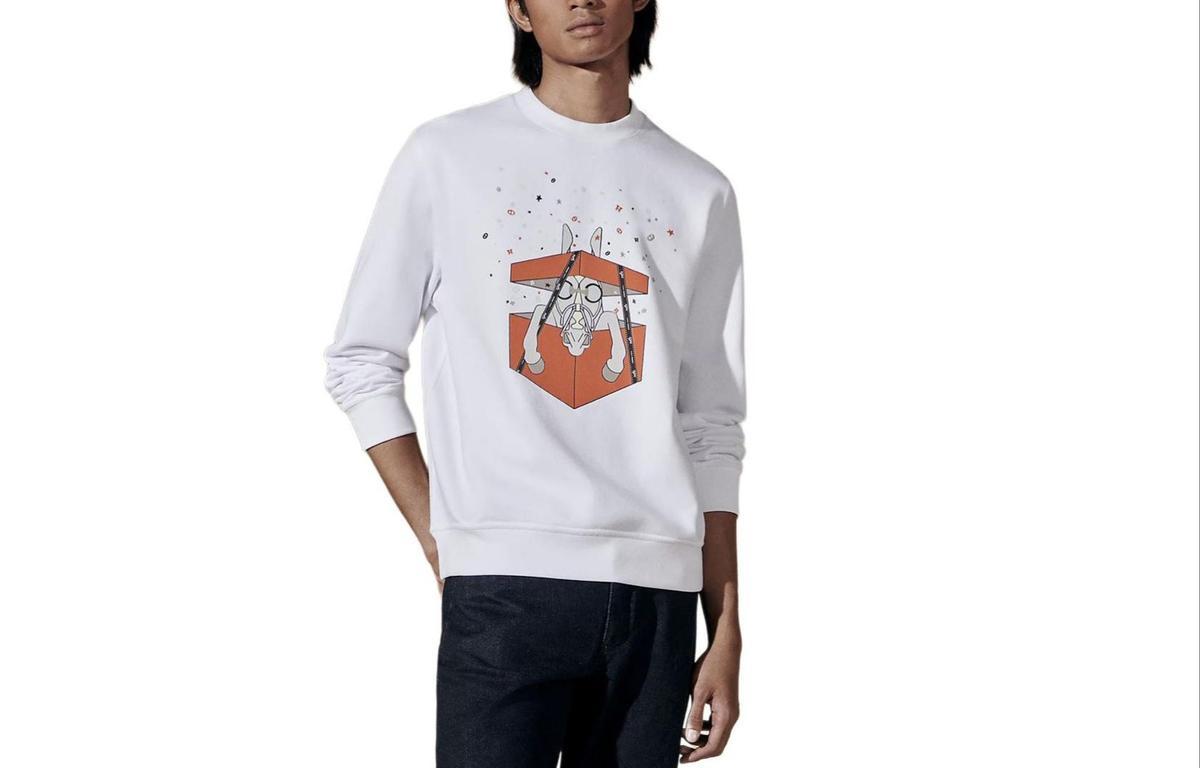 Hermes Hermes Sweatshirts Men White