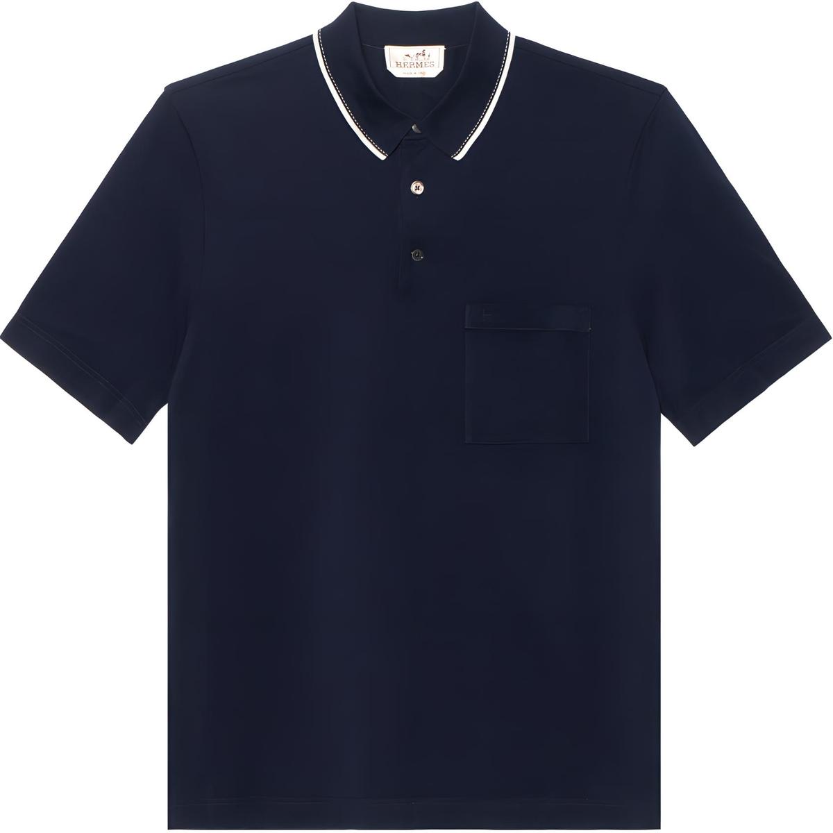 Hermes Hermes Polo Shirts Men Navy
